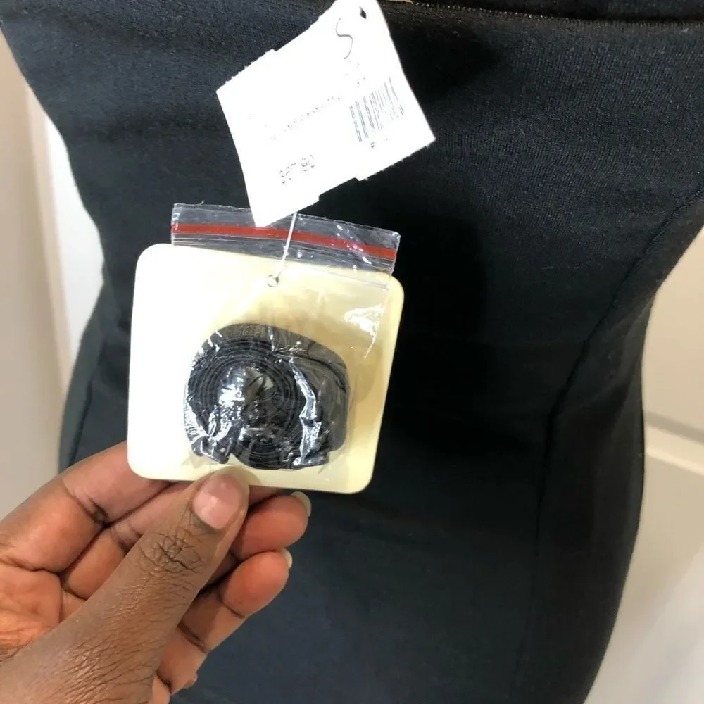 NWT Ina black and gold sequin strapless mini dress - Picture 9 of 14